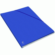 OXFORD Chemise Eurofolio+ Alpina A4 Dos 15mm avec Elastique Couverture Carte Bleu - 3045058202355