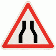 Panneau de danger A3 - Chaussée rétrécie - WP Signalisation - Thermoplastique, Innov ou Tradition, Classe 1 à 3 Panneau de danger A3 - Chaussée rétrécie - WP Signalisation - Thermoplastique, Innov ou Tradition, Classe 1 à 3