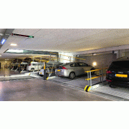 Parklift 340 - Inclinaison des plates-formes, faible profondeur de fosse et hauteur d'installation