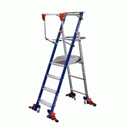 Plateforme individuelle roulante de rayonnage STEPPPER 4 marches - DUARIB - 614914 Plateforme individuelle roulante de rayonnage STEPPPER 4 marches - DUARIB - 614914
