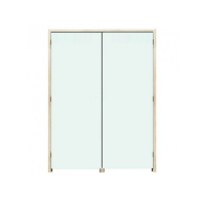 Porte coupe feu 30 mn - Bloc Portes EI30 204 x 73+73 mm droite - Huisserie bois double vantaux égaux ou inégaux (tiercés) Porte coupe feu 30 mn - Bloc Portes EI30 204 x 73+73 mm droite - Huisserie bois double vantaux égaux ou inégaux (tiercés)