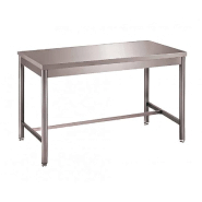 Table démontable bords droits - pieds ronds inox AISI 304 - centrale - P 700 mm - Longueur 2000 mm - Réf DRTC207-1 Table démontable bords droits - pieds ronds inox AISI 304 - centrale - P 700 mm - Longueur 2000 mm - Réf DRTC207-1