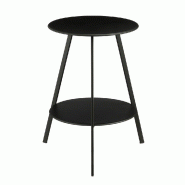Table de service Seatle noir Ø46 x H58cm