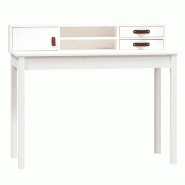 VidaXL Bureau Blanc 110x50x93 cm Bois massif de pin Modèle Orion Nordique - 823530
