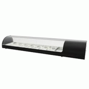 Vitrine réfrigérée pour tapas avec 4 gn 1/3 verre courbe - 1810x400x285 mm - 160 W 230/1V - 13C82184 Eurast - inox 13C82184 Vitrine réfrigérée pour tapas avec 4 gn 1/3 verre courbe - 1810x400x285 mm - 160 W 230/1V - 13C82184 Eurast - inox 13C82184