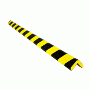 Amortisseur de choc jaune et noir pour angle droit