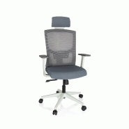 Chaise de bureau / siege pivotant CAPTIVO BASE W tissu / tissu maille gris hjh OFFICE - gris polyester 732108