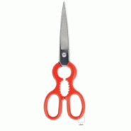 Ciseaux à poisson 19,5 cm peints - Lame dentelée. Fabriqués au Portugal. - 5603680930466