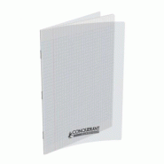 CONQUERANT Lot de 10 Cahier Classique PP piqué A4, 96p./48 feuilles 90g/m², Séyès, incolore - 3020120022918_0