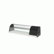 CORECO Vitrinette A Tapas Avec Dessus Vitre Courbe - 2 Niveaux - +4/+8 - 1400X410X400 - Interieur Fond Embouti Pour 6 Bacs Gn1/3-40 Inclus BCCD-6 - Ac CORECO Vitrinette A Tapas Avec Dessus Vitre Courbe - 2 Niveaux - +4/+8 - 1400X410X400 - Interieur Fond Embouti Pour 6 Bacs Gn1/3-40 Inclus BCCD-6 - Ac