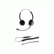 Dacomex perle - casque téléphone binaural micro flex antibruit 292013