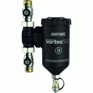 Filtre eliminator vortex 500 pour une filtration puissante en installation moyenne ,compact, débit 50 l/min raccords 1&quot;