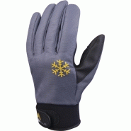 Gant de protection thermique dos polyester enduit pu - paume pu/polyester - vv903