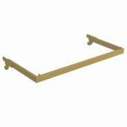 Guidon penderie rectangulaire or L90cm deporté 30cm pour système Cremagold