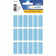 HERMA 90 étiquettes bleues multi-usage, format 12 x 34 mm (5 feuilles 9x16 / cdt) - 3653