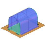 Majfr20097366 - bâche de couverture pour serre de jardin tunnel richel 2x3 pied droit_1