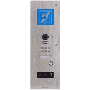 Platine vidéo inox BM encastrée avec synthèse vocale pictos lumineux Platine vidéo inox BM encastrée avec synthèse vocale pictos lumineux