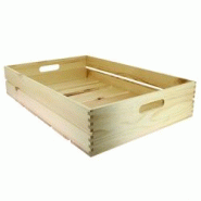 Prolinea venicia cagette rectangle pin vernis gm 60x40x12 carton de 5 - beige Bois massif CLW-4480379 Prolinea venicia cagette rectangle pin vernis gm 60x40x12 carton de 5 - beige Bois massif CLW-4480379