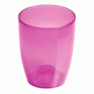 Prosperplast - Pot COUBI ORCHID 2,4 L - 16x16x18,3 cm, violet transparent - violet plastique polypropylène ZA4205