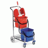 SCALA chariot chromé 2x15 lt