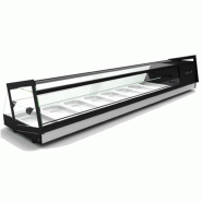Vitrine réfrigérée à tapas KUBE - 3 niveaux - 8 bacs GN 1/3 ou cuve plane - 1680 mm | Sayl Barcelona - Cuve 8 GN 1/3_0