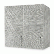 Bio Bamboo® - Serviette à couverts jetable, 40 x 40 cm, extrêmement douce, compostable, viscose de bambou, 600 pièces, gris foncé - gris Bambou C