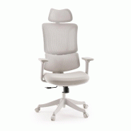 Chaise de bureau / Fauteuil pivotant Ergomy Colore 3D tissu maille / Assise tissu beige mybuero - beige polyester 670678