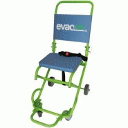 Chaise de transfert d'escalier, légère et polyvalente équipée de 4 roues pour pmr - evacusafe