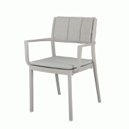 Fauteuil empilable Sable 52x59.7x82.9cm (Lot de 4) - Feros - 6096735394372