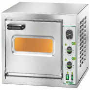 Four à pizza électrique professionnel FIMAR MICROV22C. Manuel. 1 chambre de cuisson avec plan réfractaire. Chambre 405x405 h220 mm - 853