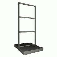 Gondole 624x800x1430mm  gris anthracite