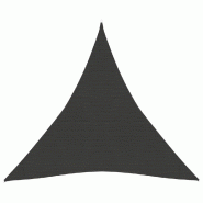 Helloshop26 - Voile toile d'ombrage parasol 160 g/m² PEHD 3 x 3 x 3 m anthracite 02_0008920 - 3000478182724