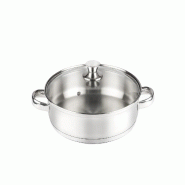 Hostelnovo del Valles Hostelnovo - Sauteuse inox 18/10 induction 16 x 6 cm - argenté Acier inoxydable 18/10 200-16