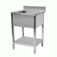 Plonge inox 1 bac 600x600mm