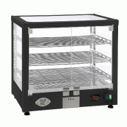 Roller Grill vitrine chauffante petit modèle noire WD 780 SN - noir acier WD 780 SN