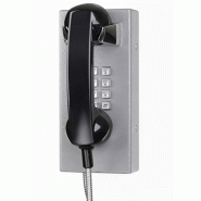 Téléphone anti-vandalisme MESITEL - Réf. : FRA0012 - Boîtier en acier laminé à froid - Résistance accrue