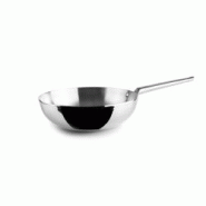 Wok 5Ply Element 28 cm - Argent Rond Aluminium Ibili 49.9x28 cm - argenté aluminium 655428 Wok 5Ply Element 28 cm - Argent Rond Aluminium Ibili 49.9x28 cm - argenté aluminium 655428