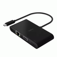 Belkin AVC004BTBK station d'accueil USB 3.2 Gen 1 (3.1 Gen 1) Type-C Noir Belkin AVC004BTBK station d'accueil USB 3.2 Gen 1 (3.1 Gen 1) Type-C Noir