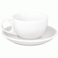 Boîte de 24 tasses à cappuccino 228 ml - Porcelaine blanche - Athena Hotelware Boîte de 24 tasses à cappuccino 228 ml - Porcelaine blanche - Athena Hotelware