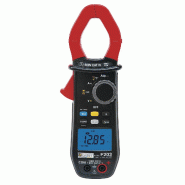 CHAUVIN ARNOUX - F203 Pince multimètre TRMS AC/DC - 600A AC/900A DC - 1000V AC/DC - Résistance, continuité, fréquence - Température - TrueInrush, Min, Max - Enserrage 34mm - 600V CAT IV