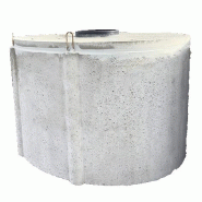 Cuve béton ovale 4000L - pour récupération d'eau de pluie Cuve béton ovale 4000L - pour récupération d'eau de pluie