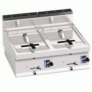 Friteuse à gaz professionnelle 2x10 litres à poser