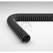 Gaine d'aspiration et de soufflage pour vapeurs corrosives jusqu'à 175 °C - Master-Clip PTFE H EL