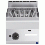 Gril à pierre lavique à gaz de table 400x650x300 mm - VIRTUS - 4068875004338