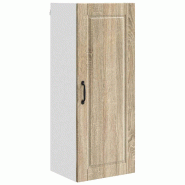 Helloshop26 - Armoire murale de cuisine moderne avec étagères 40 x 31 x 100 cm usage intérieur en bois d'ingénierie chêne sonoma 02_0054457 - Boi
