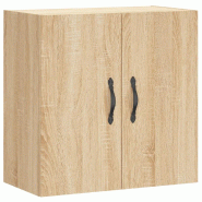 Helloshop26 - Armoire murale rangement pratique chêne sonoma 60 x 31 x 60 cm en bois d'ingénierie 02_0048799 - Bois massif 3000235479517