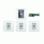 PACK THERMOSTATS BLUE THINK RADIO AIRZONE BLANC CONNECTÉ 4 ZONES PACK THERMOSTATS BLUE THINK RADIO AIRZONE BLANC CONNECTÉ 4 ZONES