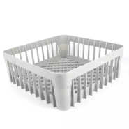 Panier incliné en plastique 400 x 400 mm-5300230_0