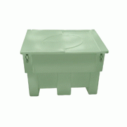 PLAST'UP ROTOMOULAGE Coffre de rangement 300l + grenouillères - VERTPISTACHE - vert 0637962082821