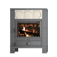 Poêle à bois en fonte - personnalisable  - Fabio